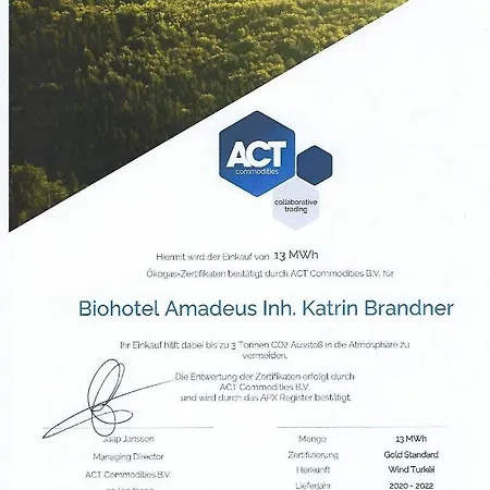 Biohotel Amadeus Szálloda Schwerin